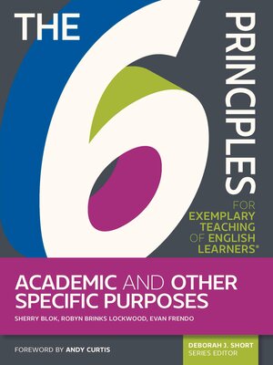 cover image of The 6 Principles for Exemplary Teaching of English Learners